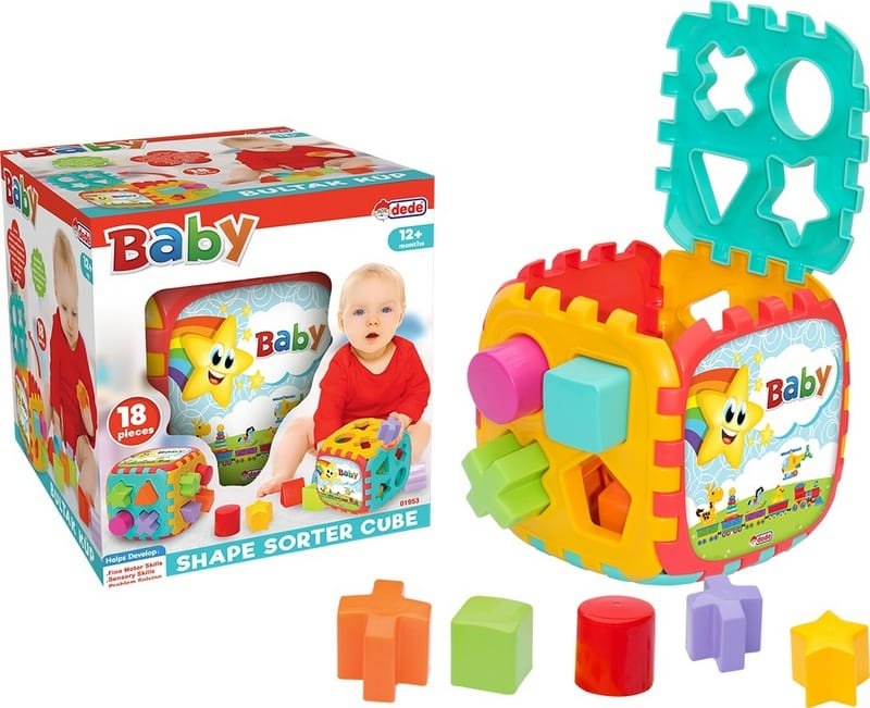 01953.jpg Кубче сортер в кутия 20х20х22 - Image 1