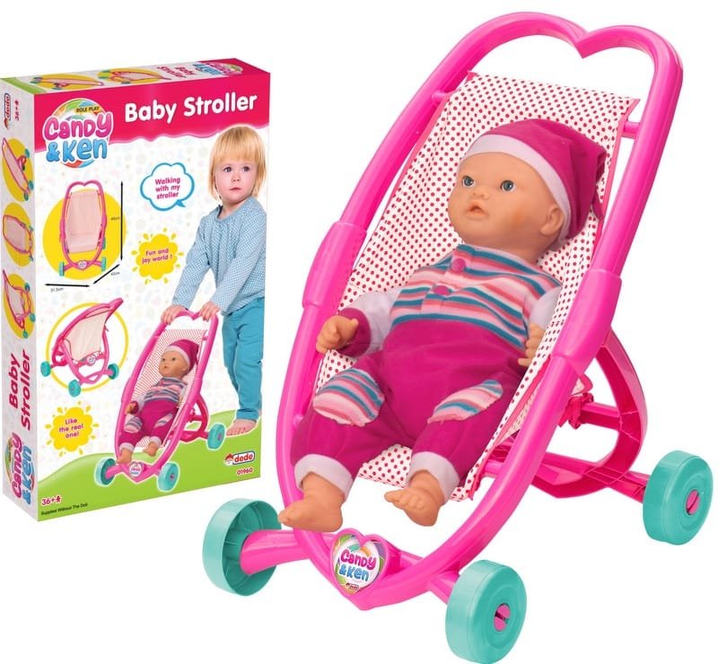 01960.jpg Kенди количка за кукли в кутия 62х10х38 - Image 1