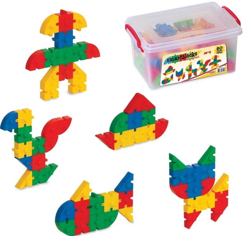 03142.jpg Конструктор умно блокче 80 ел. 24х17х12 - Image 1