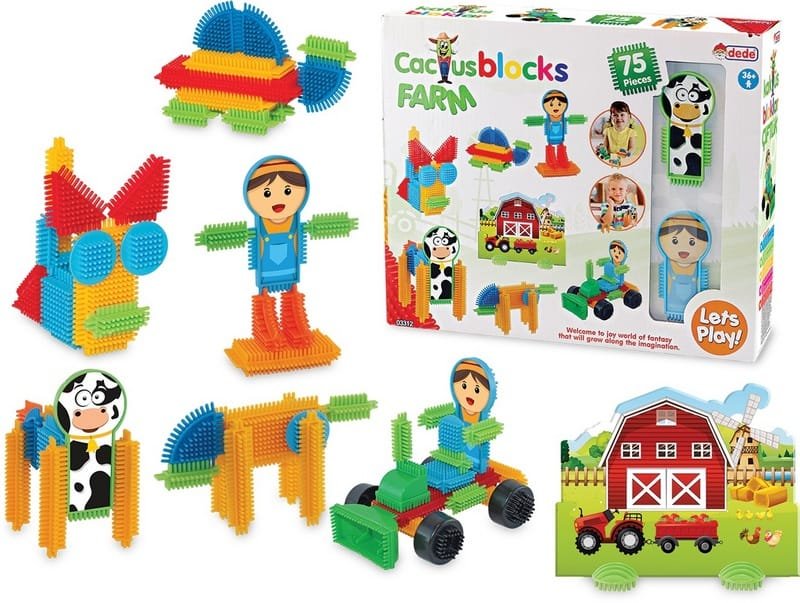 03312.jpg Конструктор кактус ферма 75 ел. 32х7х32 - Image 1