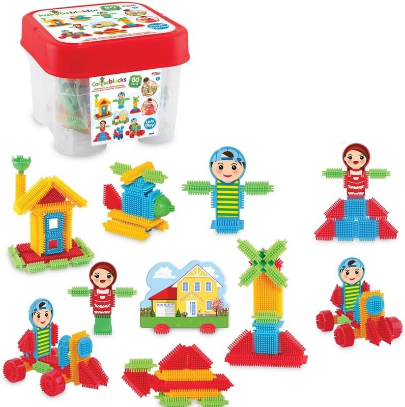 03316.jpg Конструктор кактус в кофа град 80 ел. 23х22х18 - Image 1