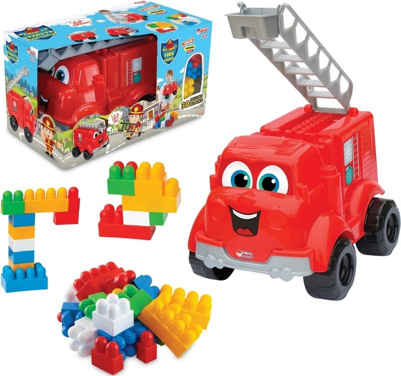 03452.jpg Конструктор пожарна едри елементи с 30 ел. 51х23х25 - Image 1