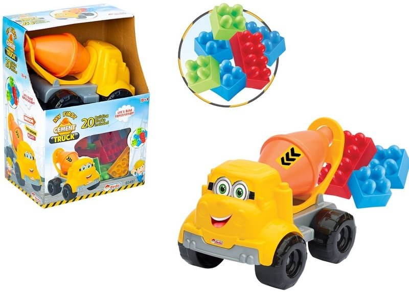 03497.jpg Конструктор бетоновоз едри елементи в кутия с 20 ел 15х20х30 - Image 1