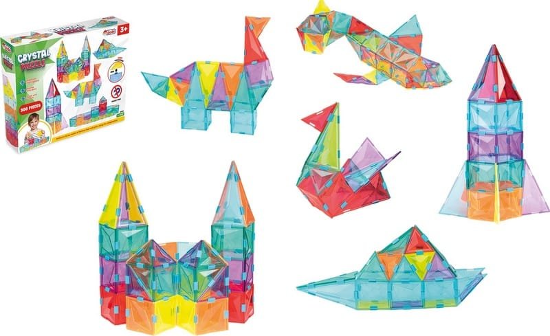 03925.jpg Конструктор кристален цветен пъзел 300 ел. 37x30x8 см - Image 1