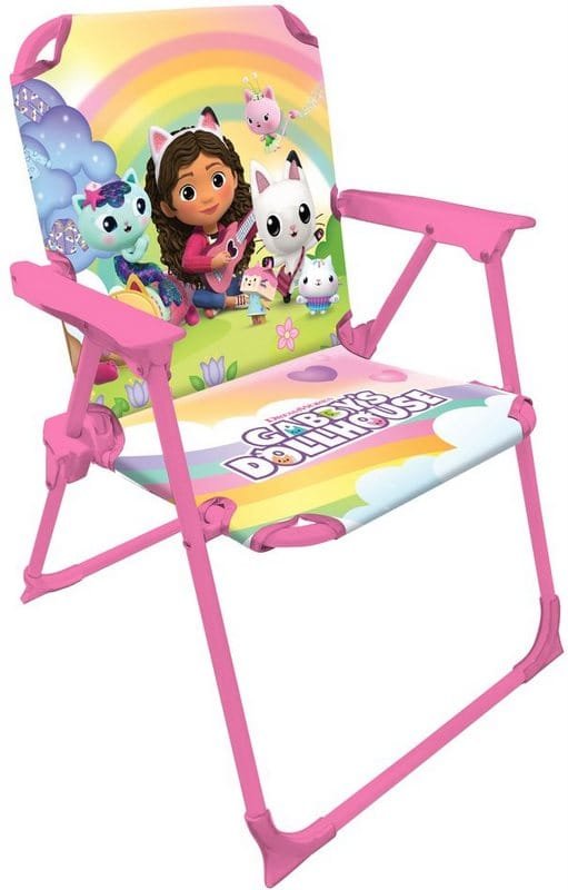 1-000574059.jpg Детско столче сгъваемо за къмпинг Къщата за кукли на Габи до 30 кг. 38х27х53 - Image 1