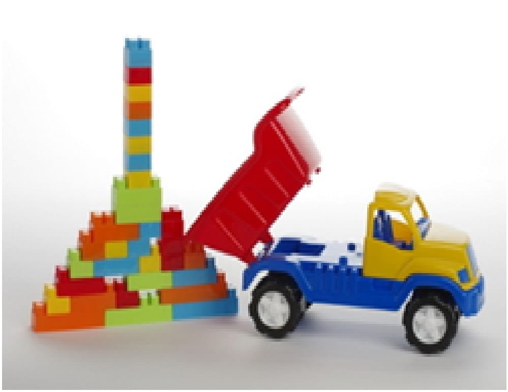 2951-1.jpg Kамион самосвал с конструктор 31х19х12 - Image 1