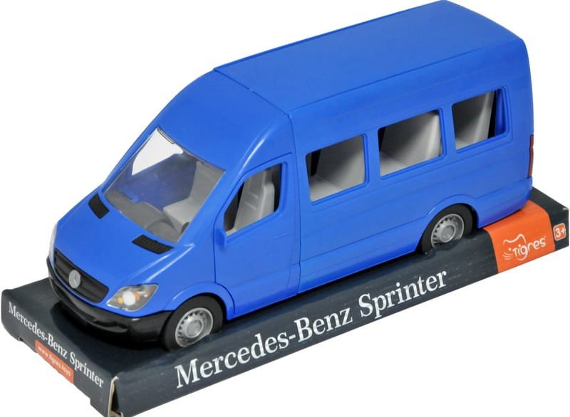 39706.jpg Мерцедес микробус спринтер пътнически син отварящи врати 28х12х10 и подвижен волан - Image 1