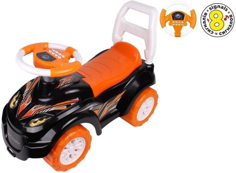 6672.jpg Кола за прохождане с музикален волан с 8 активности 67х29х46 с подаръчна опаковка - Image 1