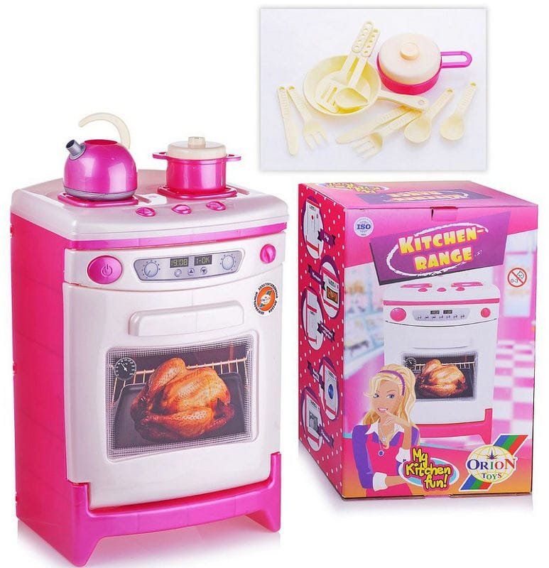 82220artikul.jpg Печка с котлони с вградена музика с подаръчна опаковка 32х22х47 - Image 1