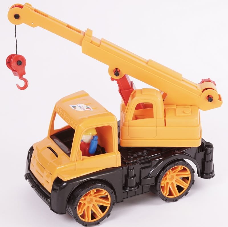 dsc07141-001.jpg Камион автокран стрелата се вдига мърда напред и се върти на 360 гр куката се движи 28х16х18 - Image 1