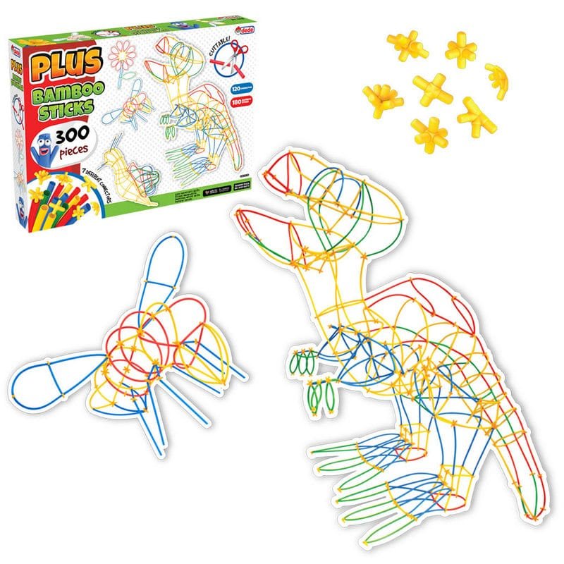 mwap_42f52f4722e929c1111832.jpg Конструктор животни бамбукови пръчици 300 бр. 36х26х6 - Image 1