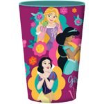 Комплект за хранене с чаша 10.5х6.5 280 мл голяма чиния 21.5 см и малка чиния 17 см BPA free Дисни Принцеси - Image 3