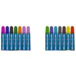 Оцветителен комплект куфарче с дръжка с шаблони стикери с албум спирален блок А4 и много маркери пастели водни боички четки и т.н. Фроузен 54х47х3 - Image 2