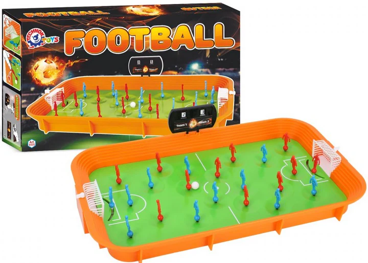0335 Настолна игра футбол с пружинки 52х31х8 с табло за отбелязване на резултата - Image 1