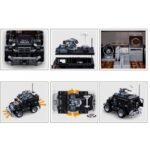 Конструктор Sluban Полиция Брониран Джип с радио контрол 412 ел. с 4 задвижващи колела и 2 фигурки 38х29х10 - Image 3