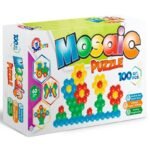 Мозайка за най малките размер на елемента 6 см 100 части може да се реди до безкрай подходяща за редене на килим за 1 год. 52х31х8