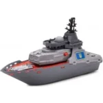 Корвет боен Кортик с изстрелване на ракети и включени 2 мишени 36х11х18