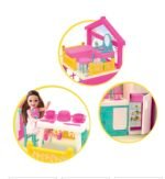 Конструктор къщата на мечтите на лола с кукла и мебели направи си триетажна къща едри части 40 ел. 12х49х37 - Image 2