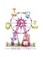 Конструктор Sluban Мечти Виенско колело 789 ел. с 8 фигурки 52х38х8 със сменяща се глава ключодържател - Image 2