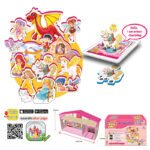 Говореща и разказваща на български игра замъка на принцесата и фигурки с добавена реалност 41х26х10 на 16 езика - Image 3