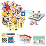 Говореща и разказваща на български игра професии болница и фигурки с добавена реалност 41х26х10 на 16 езика - Image 2