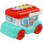 Автобус Ксилофон 19х14х13 cм