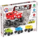 Метален конструктор 30 х25х5 с болтове гайки и инструменти за направа на 4 вида Джипове 370 части с поддръжка в youtube