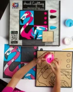 Направи 3Д картина от моделин с рамка и работна инструкция размер на картината 30 х 30 см Фламинго 40х6х33 - Image 2