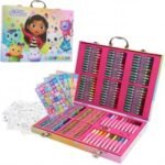 Супер куфар за рисуване 138 ел с метални закопчалки и дръжка Къщата за кукли на Габи 40х29х5