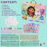 Супер куфар за рисуване 138 ел с метални закопчалки и дръжка Къщата за кукли на Габи 40х29х5 - Image 4