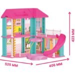 Къщата в маями на Мила с кукла басейн и пързалка 54x39x18 cm - Image 2