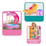 Къщата в маями на Мила с кукла басейн и пързалка 54x39x18 cm - Image 3