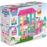 Къщата в маями на Мила с кукла басейн и пързалка 54x39x18 cm