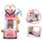 Конструктор Sluban Мечти Камион за сладолед 145 ел. с 1 фигурка 24х19х5 - Image 4