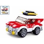 Конструктор Sluban Сити Линейка 88 ел. с 1 фигурка 19х14х5 при дърпане назад тръгва напред - Image 4