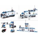 Конструктор Sluban Полиция Оперативен Камион 572 ел. с 5 фигурки 52х33х7 и стрелба - Image 2