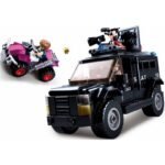 Конструктор Sluban Полиция SWAT Брониран Джип 293 ел. с 3 фигурки 33х24х6 и стрелба - Image 5