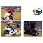 Конструктор Sluban Полиция SWAT Бронетранспортьор с мотор и джип 324 ел. с 3 фигурки 33х29х7 и стрелба - Image 2