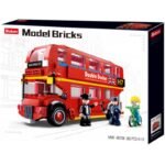 Конструктор Sluban Сити лондонски двуетажен градски автобус 382 ел. 3 фигурки 43х33х7