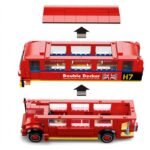 Конструктор Sluban Сити лондонски двуетажен градски автобус 382 ел. 3 фигурки 43х33х7 - Image 3