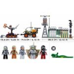 Конструктор Sluban Атомна Буря Възстание Аванпост на възстанниците 501 ел. с 5 фигурки 48х29х7 и стрелба - Image 4