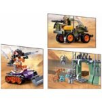 Конструктор Sluban Атомна Буря Възстание Аванпост на възстанниците 501 ел. с 5 фигурки 48х29х7 и стрелба - Image 3