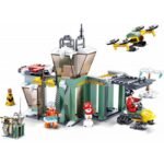 Конструктор Sluban Сити Зимна Спаситела База 251 ел. с 3 фигурки 38х24х7 - Image 5