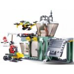 Конструктор Sluban Сити Зимна Спаситела База 251 ел. с 3 фигурки 38х24х7 - Image 3