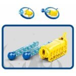 Конструктор Sluban Пожарна с учебна мишена 192 ел. с 2 фигурки 29х24х6 със стрелба - Image 2