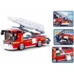 Конструктор Sluban Пожарна стълба с тренировъчна кула 343 ел. с 3 фигурки 38х29х7 - Image 2