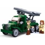 Конструктор Sluban Армия Катюша ракетна установка за залпов огън втора световна с 2 фигурка 201 ел. 29х19х6 - Image 5