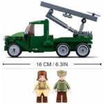 Конструктор Sluban Армия Катюша ракетна установка за залпов огън втора световна с 2 фигурка 201 ел. 29х19х6 - Image 4