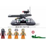 Конструктор Sluban Атомна Буря Огнен дъжд Железен Прилив 939 ел. с 4 фигурки 52х38х8 със стрелба - Image 4