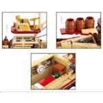 Конструктор Sluban Риболовен Кораб Великата Акула точен модел мащаб 1:35 592 ел. с 4 фигурки 48х33х7 - Image 2